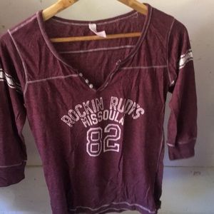 Long sleeve jersey tee